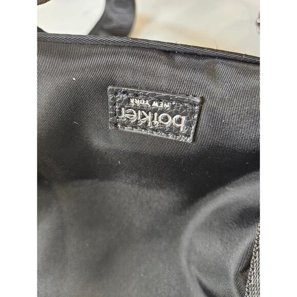 Botkier New York Backpack Purse Bag Black Leather Nylon 10x10.5 in - Picture 7 of 7